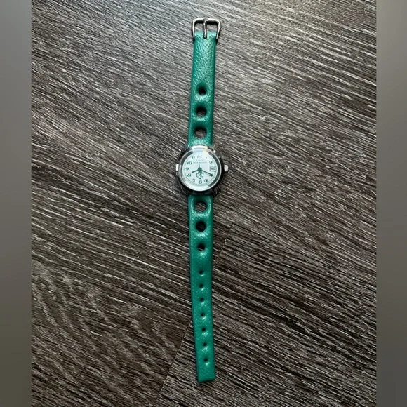 Vintage Green Girl Scouts by Timex Mechanical WindUp Ladies/Girls Watch EUC rare - Picture 2 of 6